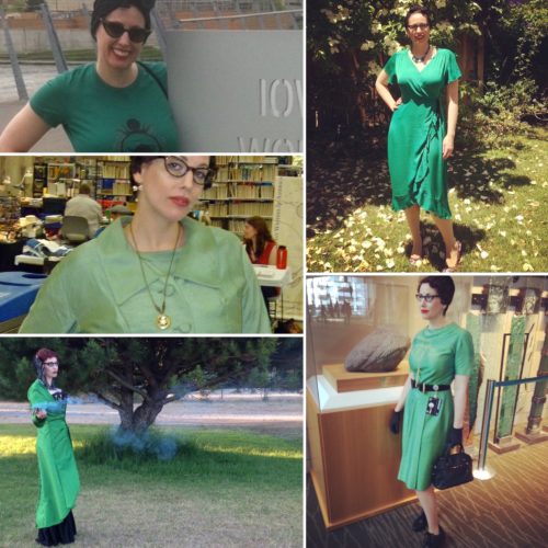 Green Gail Carriger Multiple Outfits Square