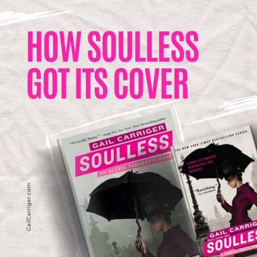 How Soulless Got it's cover, Gail Carriger Soulless free