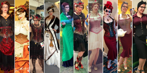 Gail Carriger 10 Years of all Steampunk Outfits