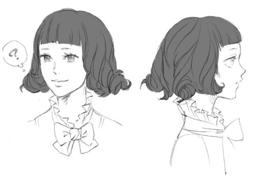 Ivy Expressions Sketch Soulless Manga character