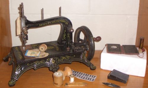 Victorian sewing machine 