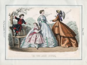 The Young Ladies' Journal Monday, May 1, 1865 v. 44, plate 107