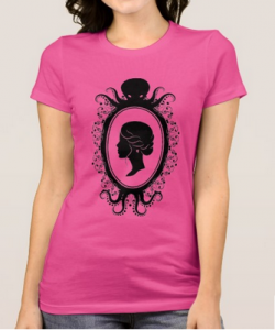 Soulless T-Shirt Pink Cameo Octopus Merch Gail Carriger