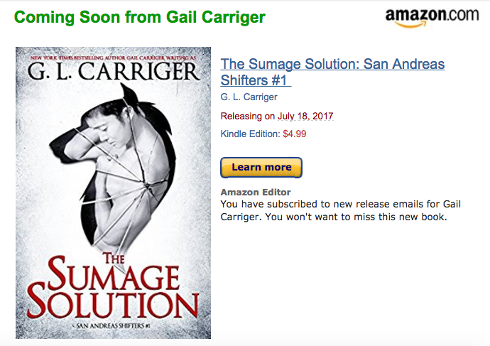 The Sumage Solution by G.L. Carriger