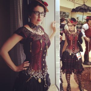 Gail Carriger Spoons Steampunk Hot Parasol
