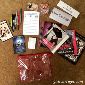 Author Signing Kit Gail Carriger Author Business Convention Tips