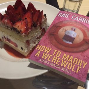 How to Marry a Werewolf Gail Carriger HTMAW cake strawberry huge