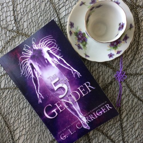 5th Gender 5G teacup purple promo Gail Carriger