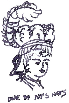 Sketch Ivy Hisslepenny Hat Parasol Protectorate Soulless by Gail Carriger