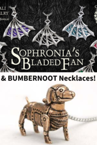 Sophronia Bladed Fan Bumbersnoot Necklace
