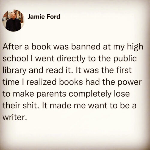 Jamie Food quote about book banning