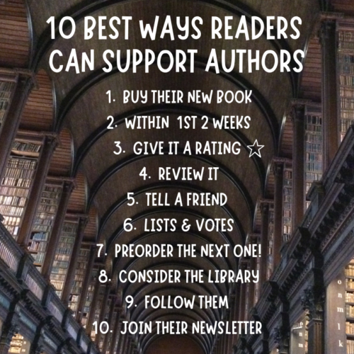 10 Best ways readers can support authors image square