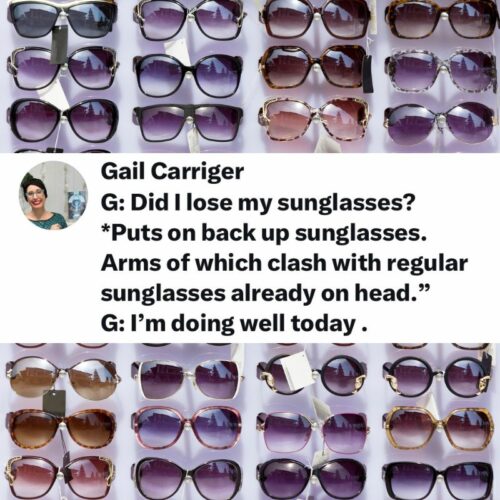 gail loses sun glasses