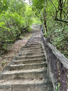 Erawan Falls Thailand Waterfalls hiking steps stairs