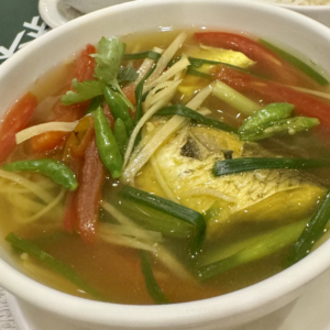 Gaeng tai pla - fish sour soup