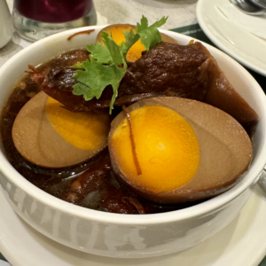 Khai palo - pork stew and egg