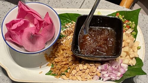 Miang Kham with lotus petals by Gail Carriger